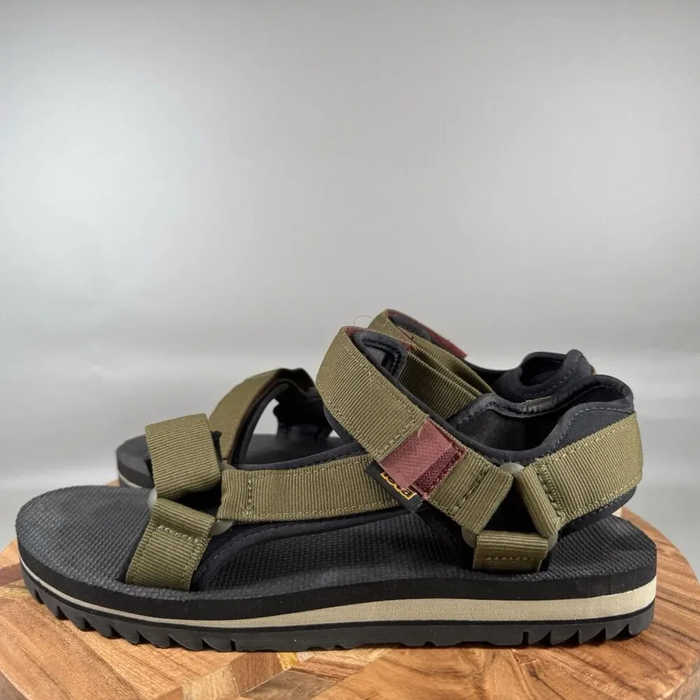 S Teva‎ Men's 11 Universal Trail Total Eclipse Sandals Green 1106786